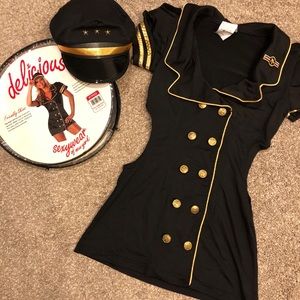 Pilot Halloween Costume Sexy Xs/S Delicious